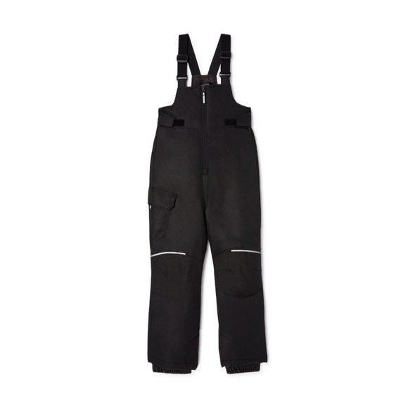 Swiss Tech Girls Water repellent Black Winter Insulated Snow Bib SZ XS 4-5 - Picture 2 of 4